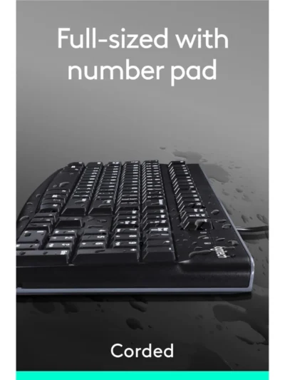 Logitech MK120 Wired USB Keyboard and Mouse Set